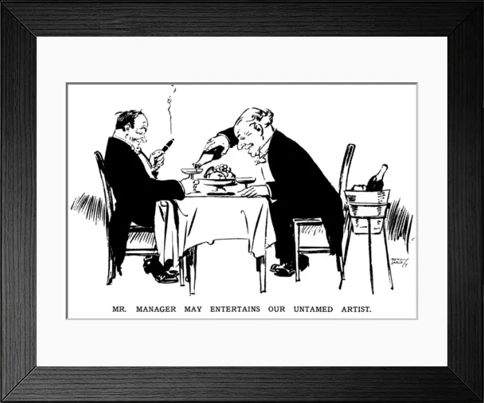 Framed Print : Jack May & Tony Sarg at Murrays Club, 1914 Framed Print : Jack May & Tony Sarg at Murrays Club, 1914