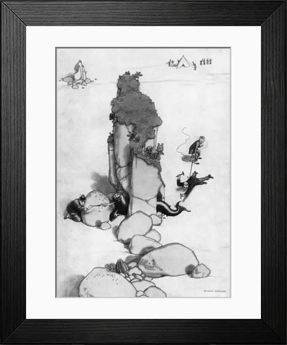 Framed Print : Encyclopaedia of Sport - Tickling the Dugong Framed Print : Encyclopaedia of Sport - Tickling the Dugong