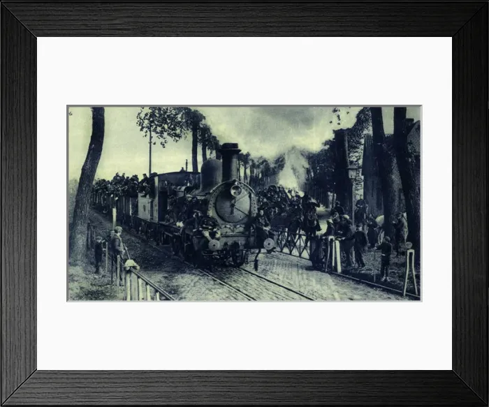 Framed Print : WW1 - Extrication of the Belgian Army from Antwerp Framed Print : WW1 - Extrication of the Belgian Army from Antwerp