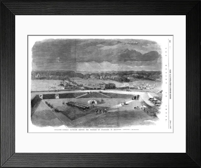 Framed Print : A page from The Illustrated London News, 5th September 1857 Framed Print : A page from The Illustrated London News, 5th September 1857