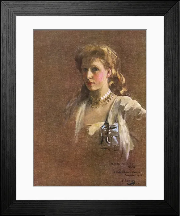 Framed Print : Princess Mary by Sir John Lavery Framed Print : Princess Mary by Sir John Lavery