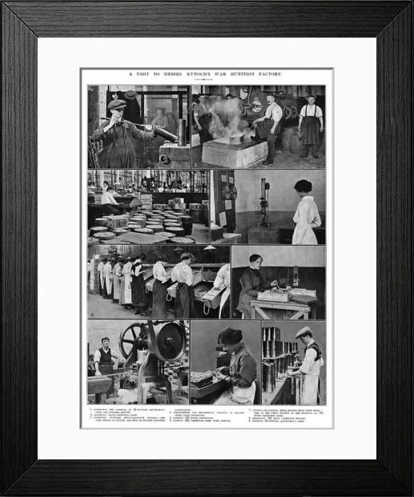 Framed Print : Messrs Kynochs War Munition Factory Framed Print : Messrs Kynochs War Munition Factory