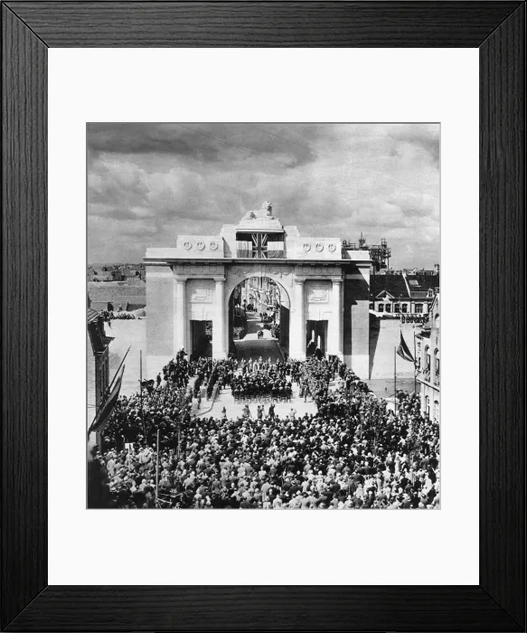 Framed Print : Menin Gate memorial, Ypres 1927 Framed Print : Menin Gate memorial, Ypres 1927