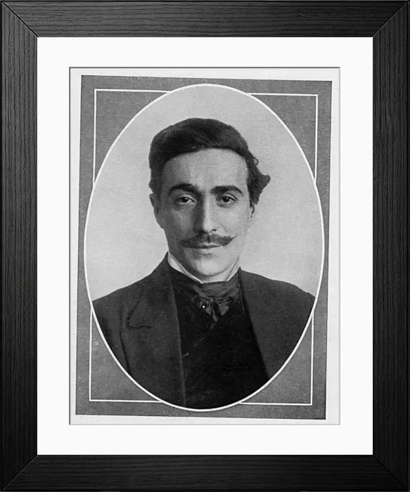Framed Print : Fortunino Matania, artist Framed Print : Fortunino Matania, artist