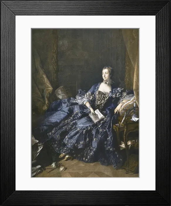 Framed Print : Madame de Pompadour Framed Print : Madame de Pompadour