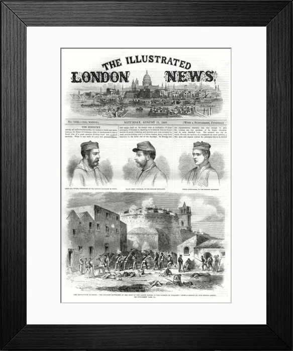 Framed Print : Battle of Milazzo Framed Print : Battle of Milazzo