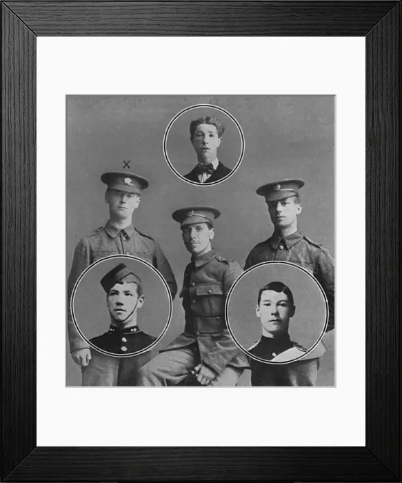 Framed Print : Six brothers fighting in France for Great Britain, Crisps