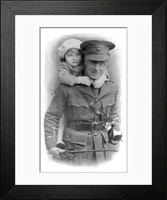 Framed Print : Huntley Wright in khaki Framed Print : Huntley Wright in khaki