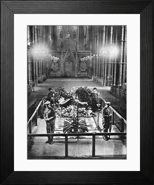 Framed Print : Tomb of the Unknown Warrior, 1920 Framed Print : Tomb of the Unknown Warrior, 1920
