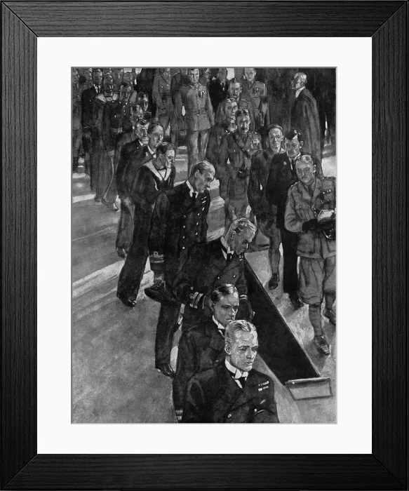 Framed Print : VCs filing past tomb of the Unknown Warrior Framed Print : VCs filing past tomb of the Unknown Warrior