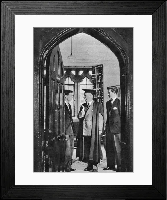 Framed Print : Headmaster and prefects at Malvern College Framed Print : Headmaster and prefects at Malvern College
