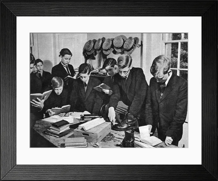 Framed Print : Study and fagging at Malvern College Framed Print : Study and fagging at Malvern College