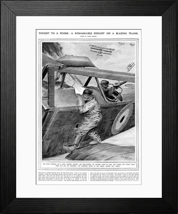 Framed Print : Fought to a Finish