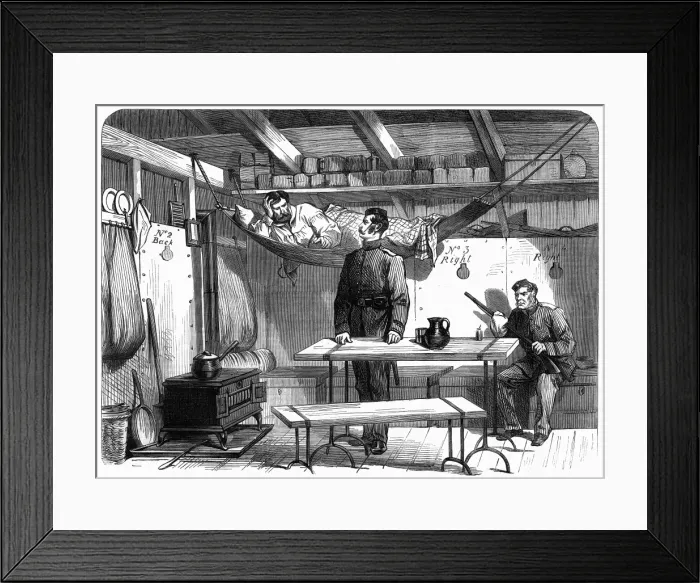 Framed Print : Interior of police hut in County Mayo, Ireland
