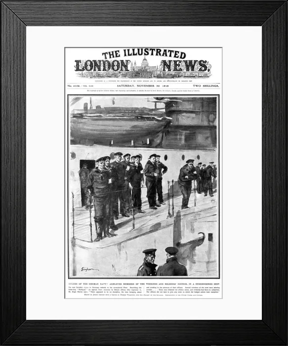 Framed Print : New rulers of the German Navy