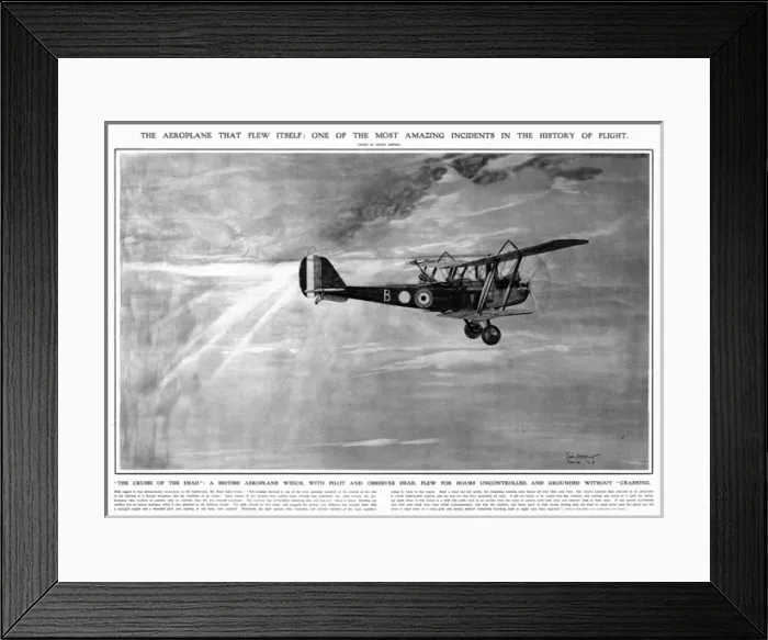 Framed Print : Aeroplane that flew itself Framed Print : Aeroplane that flew itself