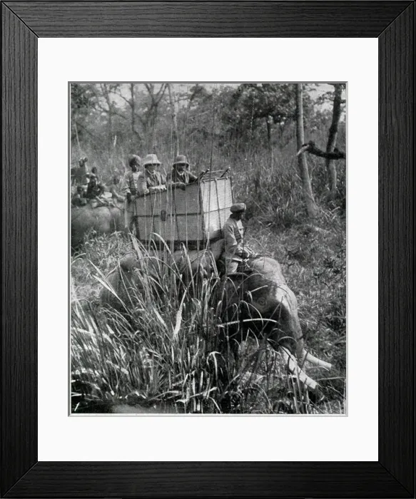 Framed Print : King George V shooting expedition 1911 Framed Print : King George V shooting expedition 1911