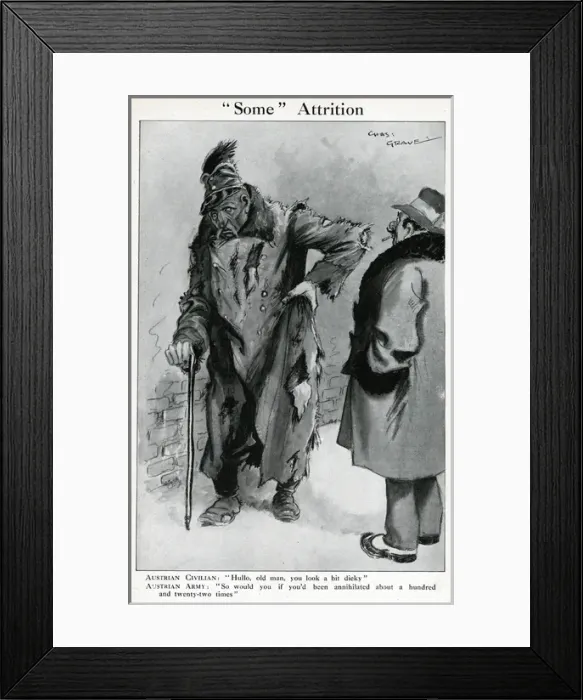 Framed Print : Some Attrition, 1915