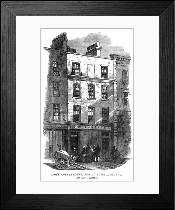 Framed Print : Toms Coffee House, Covent Garden, London