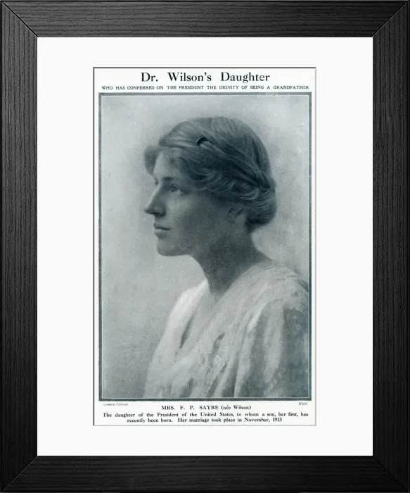Framed Print : Jessie Woodrow Wilson, 1915 Framed Print : Jessie Woodrow Wilson, 1915