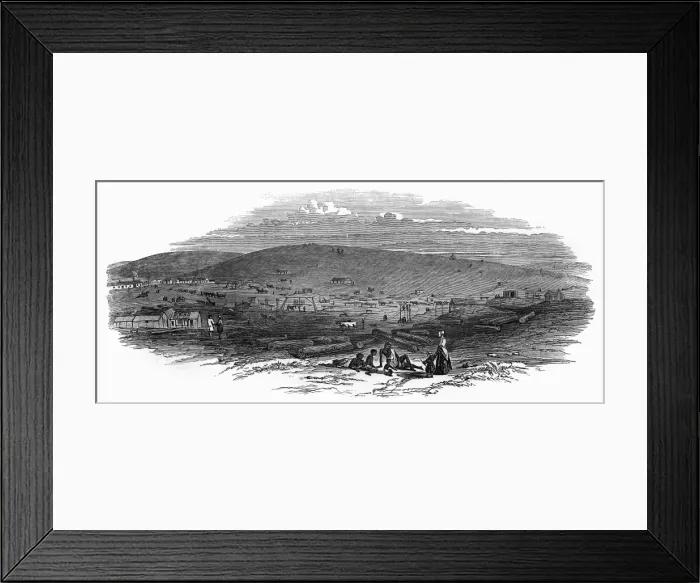Framed Print : The Burra Burra copper-mine in South Australia