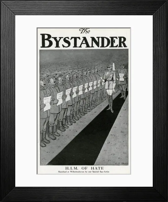 Framed Print : H. I. M, Hymn of Hate, 1915 Framed Print : H. I. M, Hymn of Hate, 1915