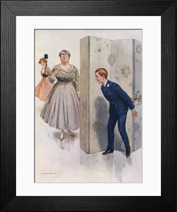 Framed Print : One Never Knows, Does One? by Harold Earnshaw Framed Print : One Never Knows, Does One? by Harold Earnshaw