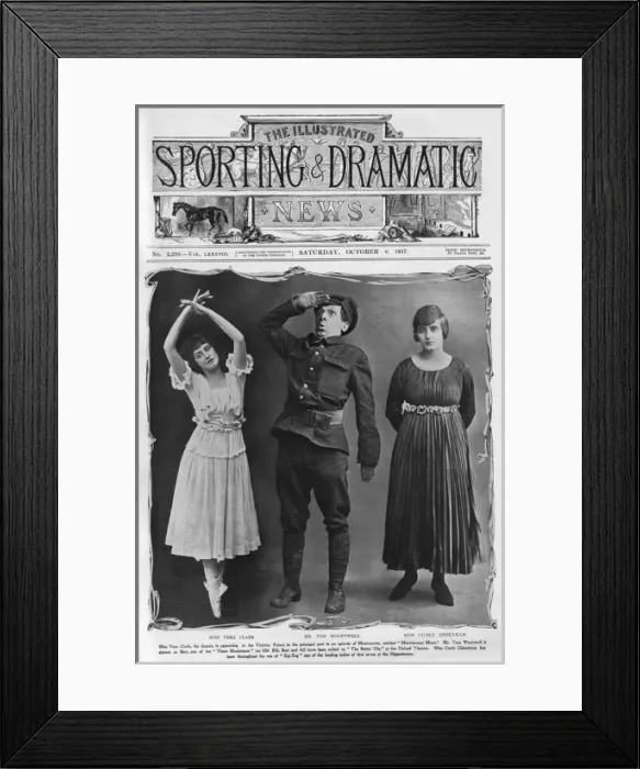 Framed Print : Sporting & Dramatic News cover - A Better Ole Framed Print : Sporting & Dramatic News cover - A Better Ole