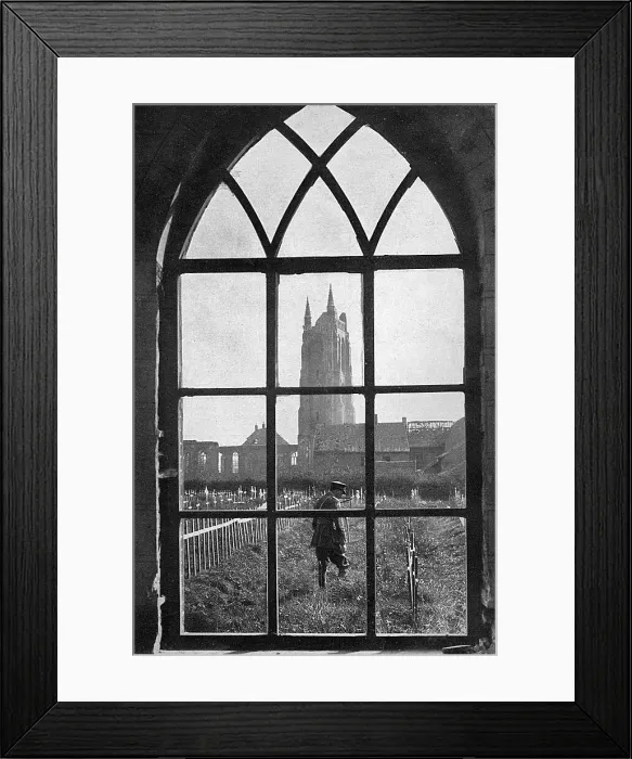 Framed Print : British cemetery on the Western Front Framed Print : British cemetery on the Western Front