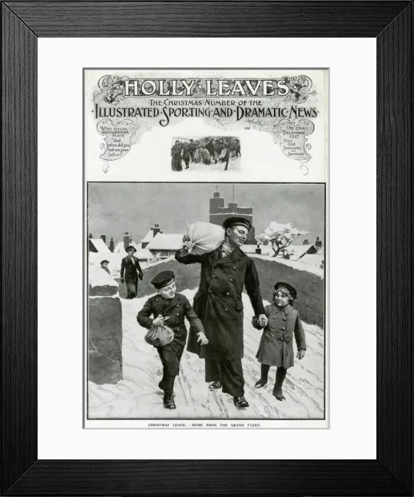 Framed Print : Christmas leave, home from the Grand Fleet 1917 Framed Print : Christmas leave, home from the Grand Fleet 1917