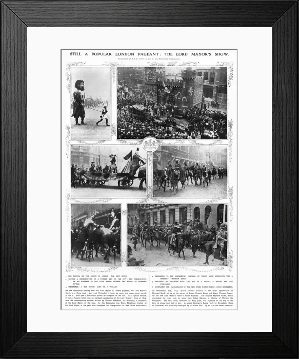 Framed Print : The Lord Mayors Show Framed Print : The Lord Mayors Show