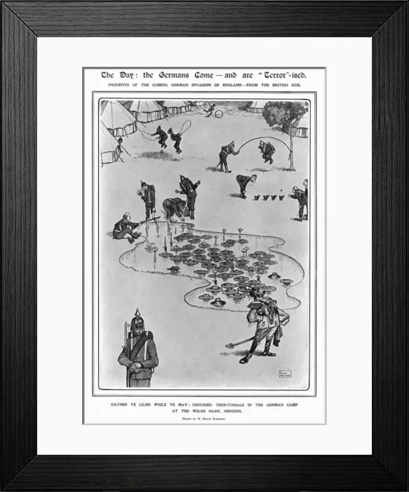 Framed Print : The Day, Heath Robinson Framed Print : The Day, Heath Robinson