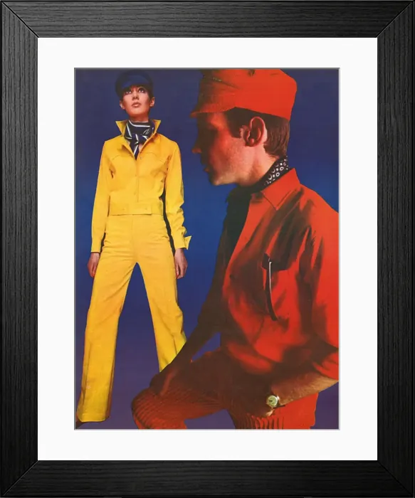 Framed Print : Fashion trends in 1966