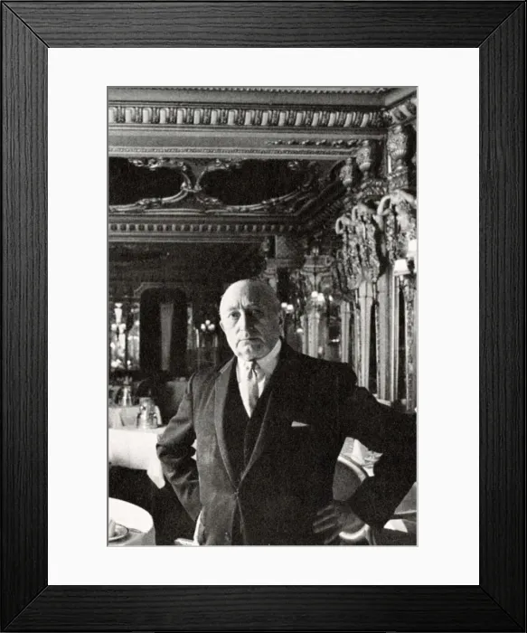 Framed Print : Luigi - manager of Cafe Royal grill room Framed Print : Luigi - manager of Cafe Royal grill room