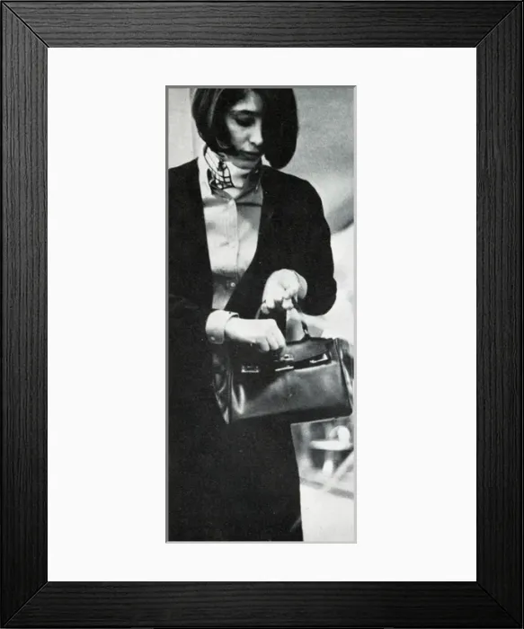 Framed Print : Jackie Modlinger - English fashion editor Framed Print : Jackie Modlinger - English fashion editor