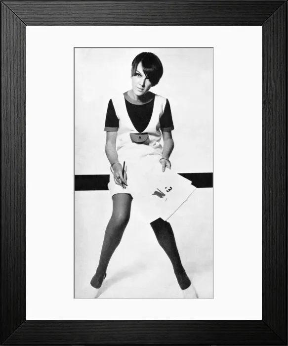Framed Print : Mary Quant - British fashion designer and fashion icon