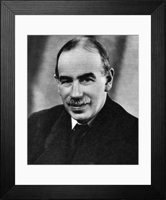 Framed Print : John Maynard Keynes Framed Print : John Maynard Keynes