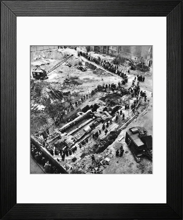 Framed Print : Temple of Mithras, Walbrook Framed Print : Temple of Mithras, Walbrook