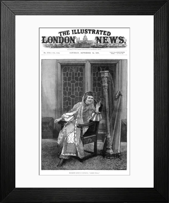 Framed Print : Elisabeth of Wied, Carmen Sylva