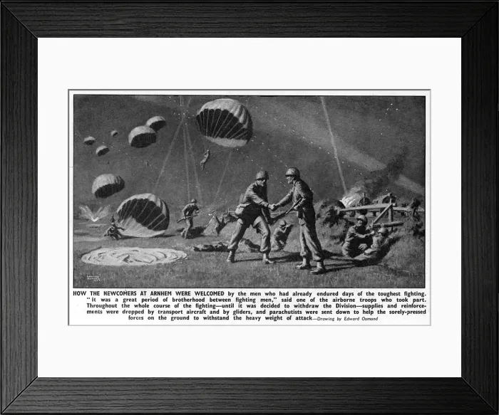 Framed Print : The Epic of Arnhem, WW2