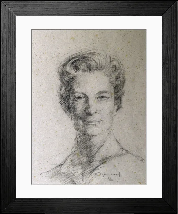 Framed Print : Portrait of (insert) by Stephen Ward Framed Print : Portrait of (insert) by Stephen Ward