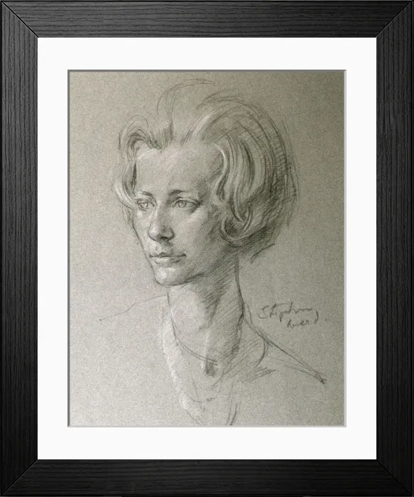 Framed Print : Portrait of (insert) by Stephen Ward Framed Print : Portrait of (insert) by Stephen Ward