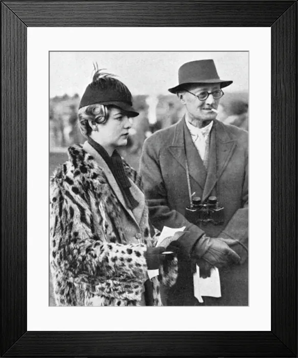 Framed Print : Deborah Mitford at Cheltenham National Hunt Meeting