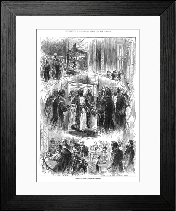 Framed Print : Sultan of Zanzibar at Manchester