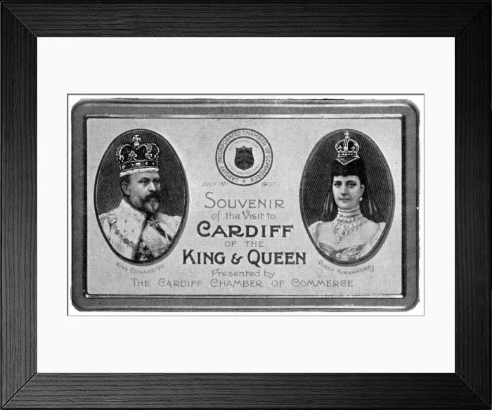 Framed Print : Commemorative chocolate tin Framed Print : Commemorative chocolate tin