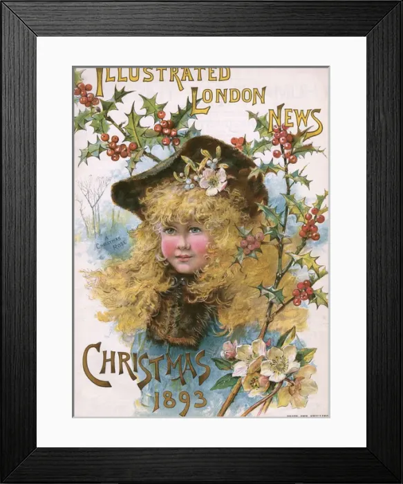 Framed Print : Illustrated London News Christmas Number 1893 Framed Print : Illustrated London News Christmas Number 1893