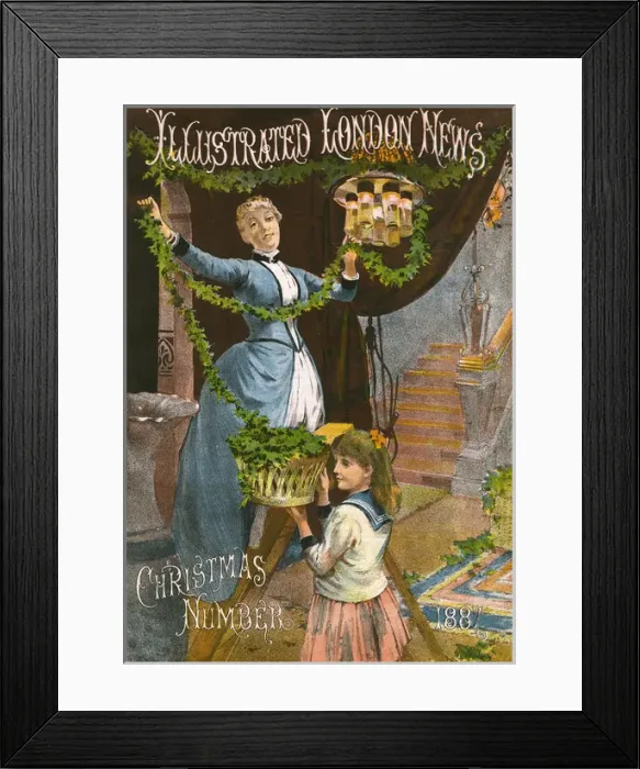 Framed Print : Illustrated London News Christmas Number 1887 Framed Print : Illustrated London News Christmas Number 1887
