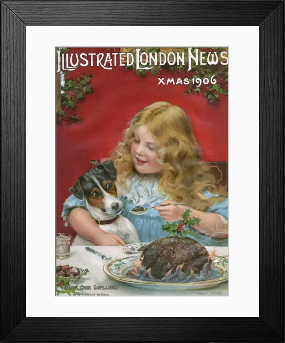 Framed Print : Illustrated London News Christmas Number 1906