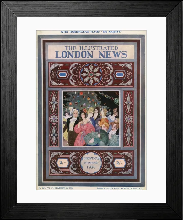 Framed Print : Illustrated London News Christmas Number, 1928 Felix de Gray Framed Print : Illustrated London News Christmas Number, 1928 Felix de Gray
