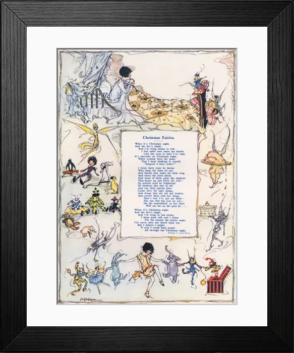 Framed Print : Christmas Fairies Framed Print : Christmas Fairies